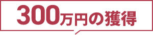 300万円の獲得